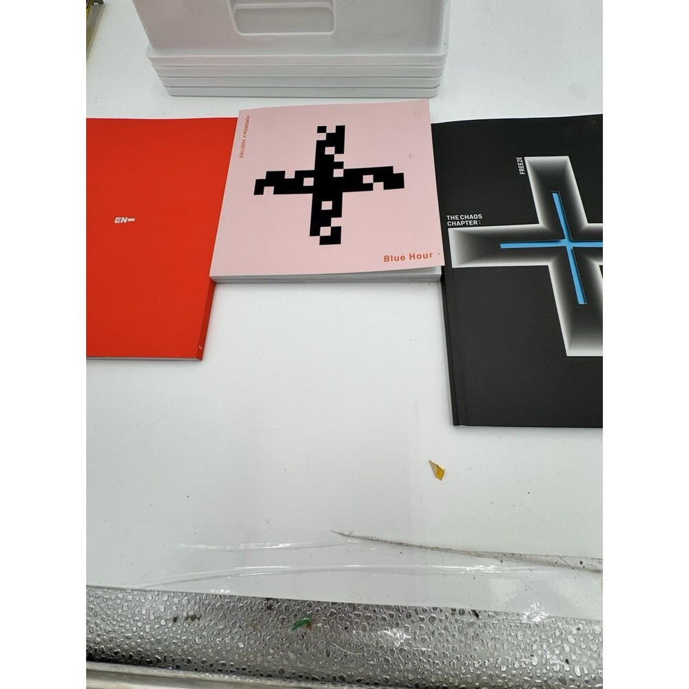 Lot Of 4 TXT And Epyhen Jake’s Photo Book And Cd The Chaos Chapter And Blue Hour